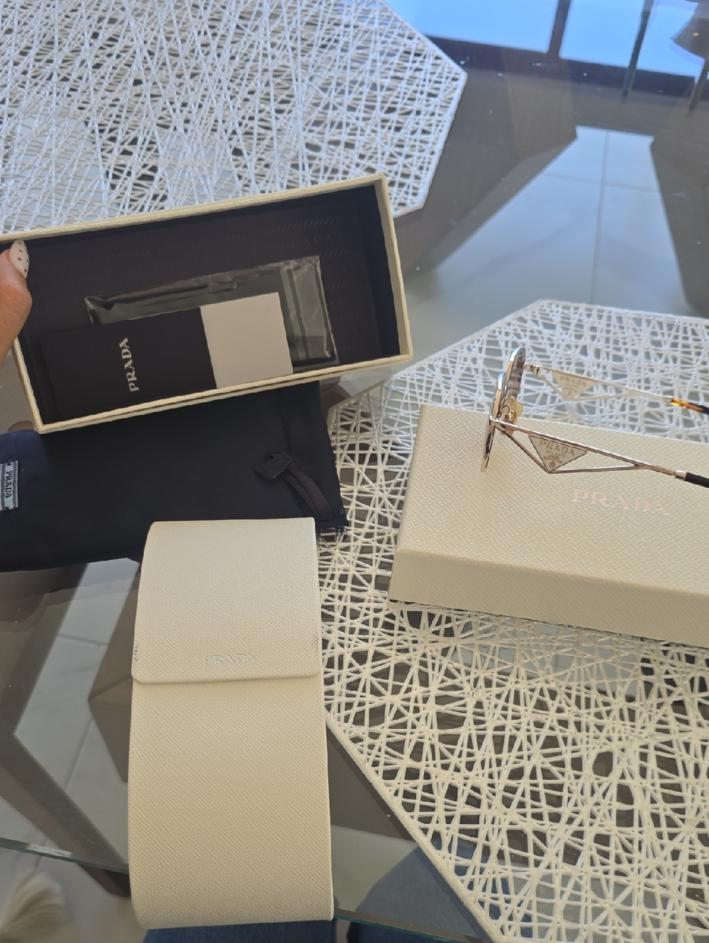 Prada PR A51s Rectangular Sunglasses - Picture 6 of 11